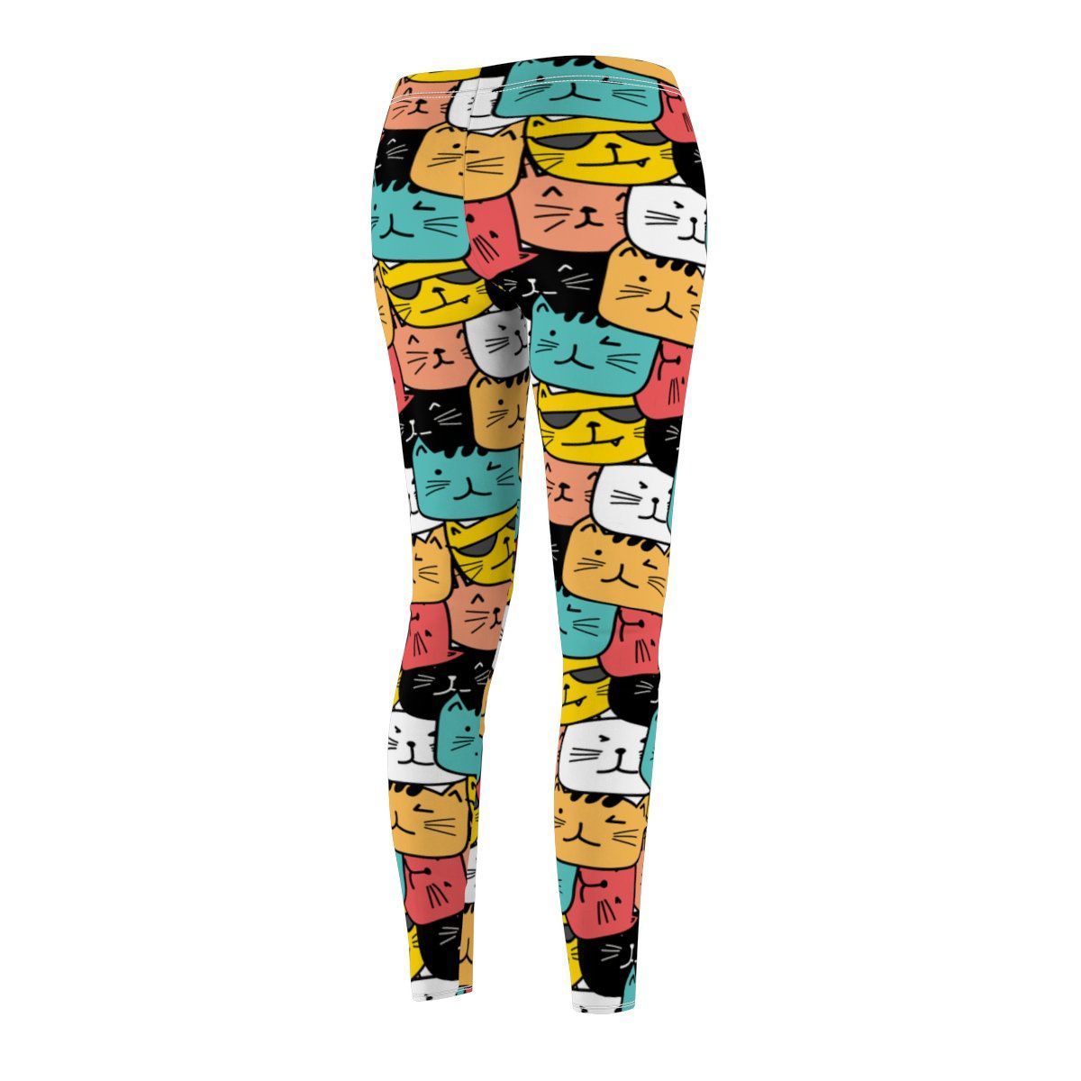 Unique cat design leggings for women