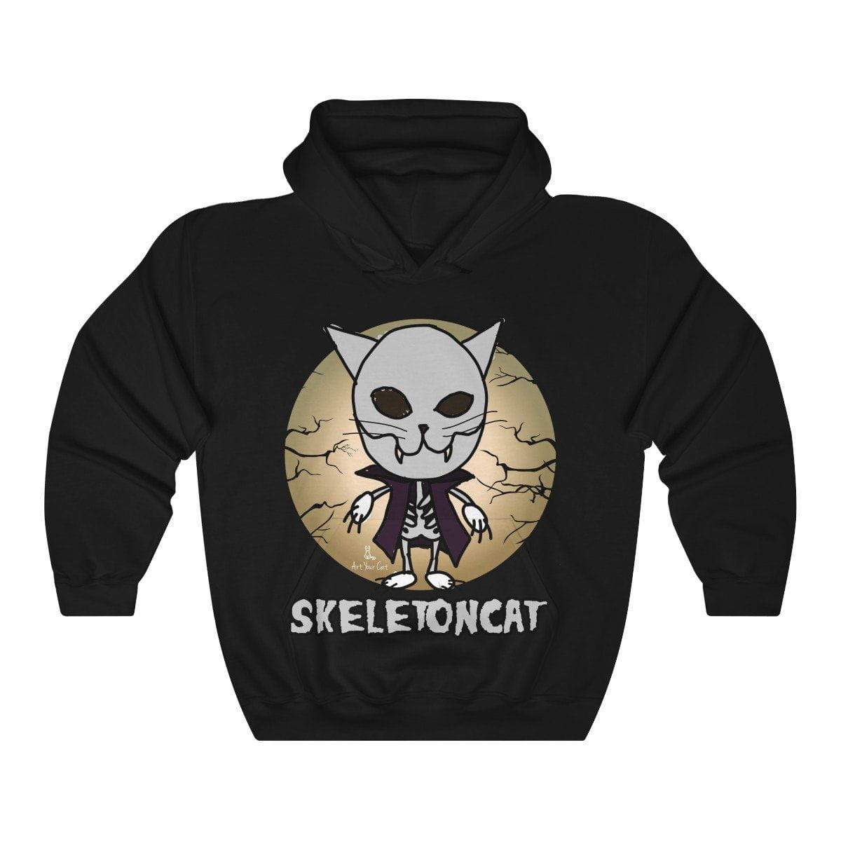 Art Your Cat Skeletoncat - Hoodie
