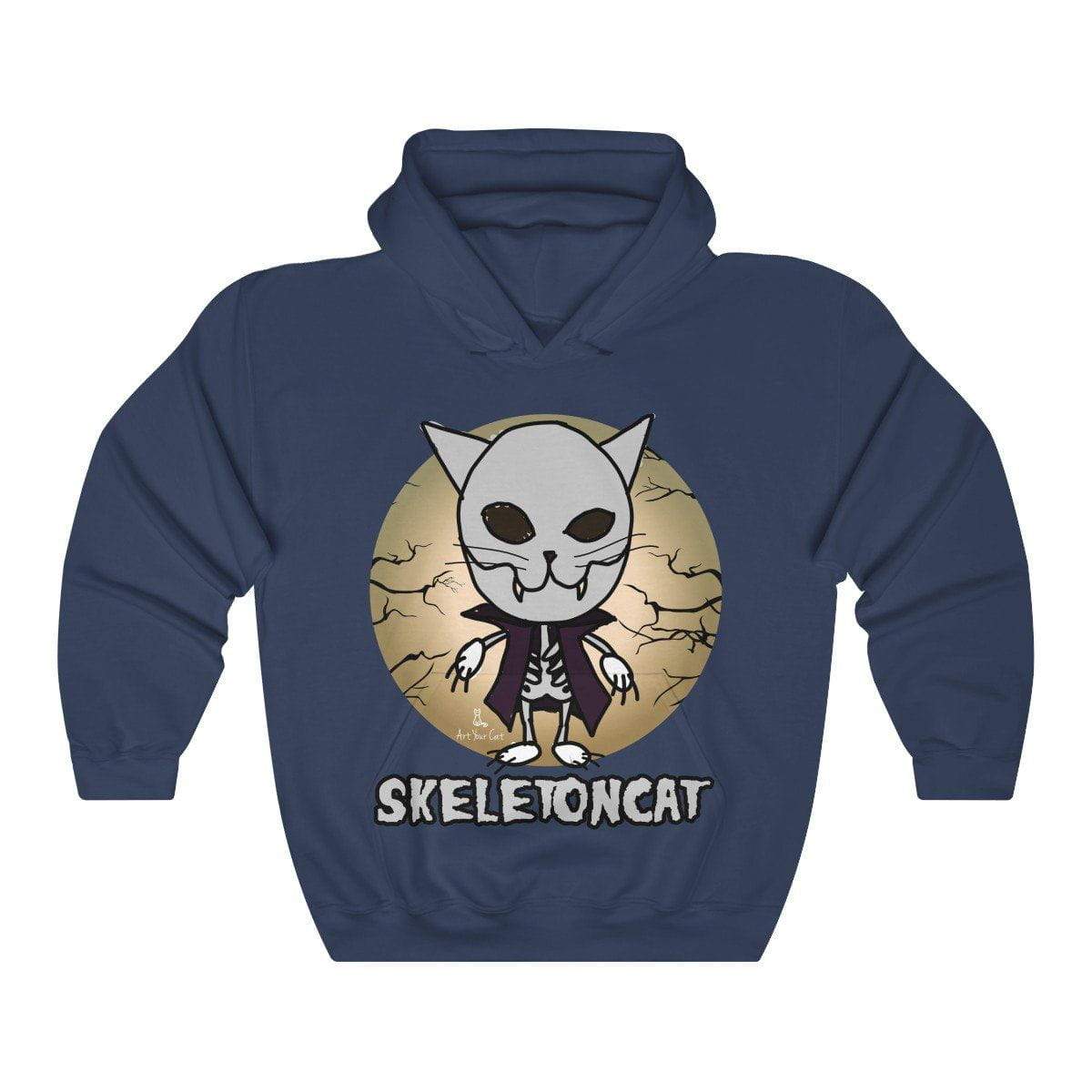 Art Your Cat Skeletoncat - Hoodie