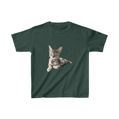 Art Your Cat Your Cat - Short Sleeve Kids T-Shirt
