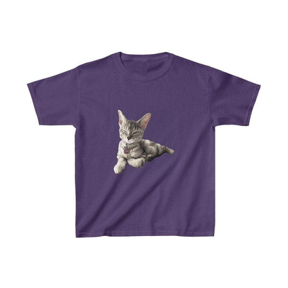 Art Your Cat Your Cat - Short Sleeve Kids T-Shirt