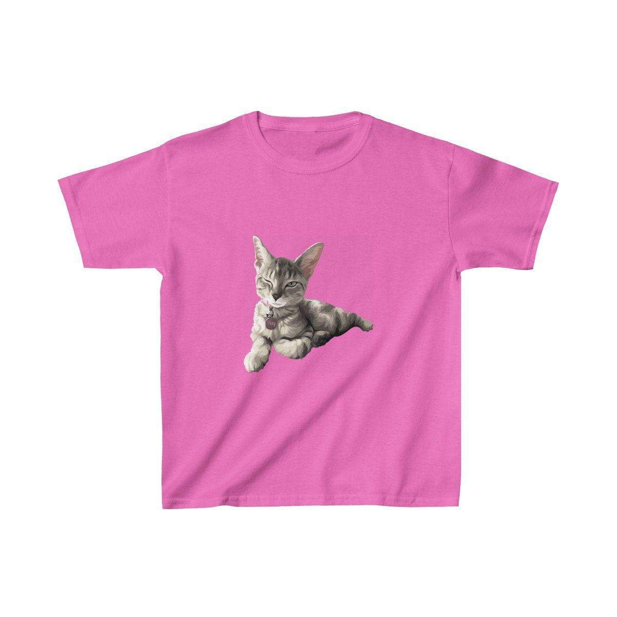 Art Your Cat Your Cat - Short Sleeve Kids T-Shirt