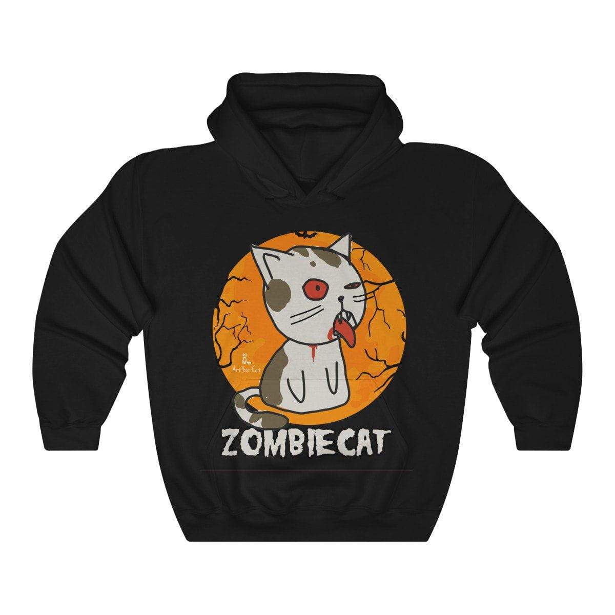 Art Your Cat Zombiecat - Hoodie